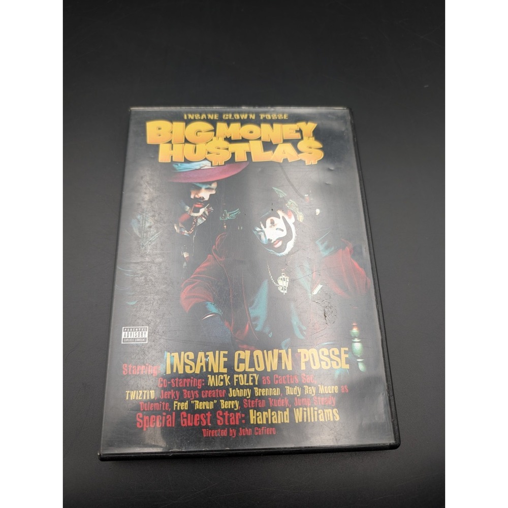 Big Money Hustlas DVD, 2001 Insane Clown Posse OOP Explicit Rare Juggalo ICP OG